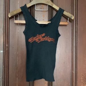 Vintage Harley-Davidson tank